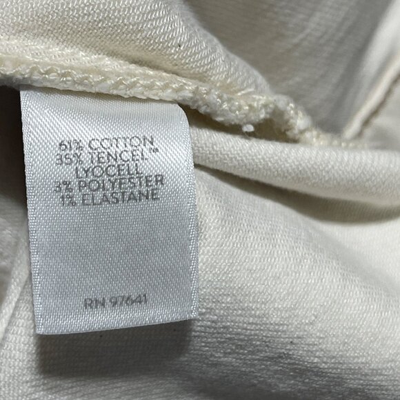 J.Jill Modern Utility Jacket Natural Cream Button Size L Petite LP - Picture 6 of 7